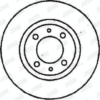 Jurid 561120J-1 - Тормозной диск autosila-amz.com