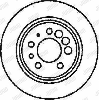 Jurid 561304J - Тормозной диск autosila-amz.com