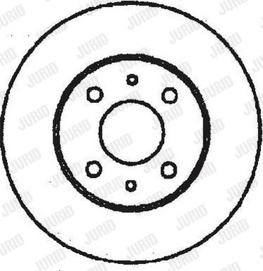 Jurid 561329JC - диск тормозной задн. AR autosila-amz.com