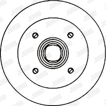 Jurid 561280J - Тормозной диск autosila-amz.com