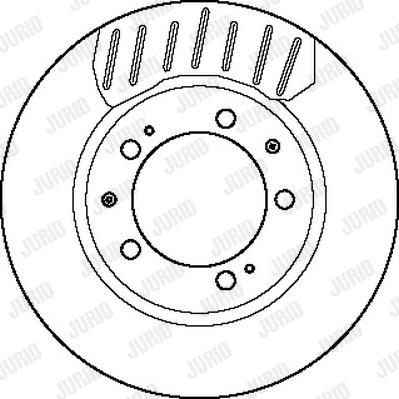 Jurid 561756J - Тормозной диск autosila-amz.com