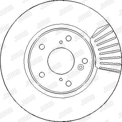 Jurid 563440JC-1 - Тормозной диск autosila-amz.com