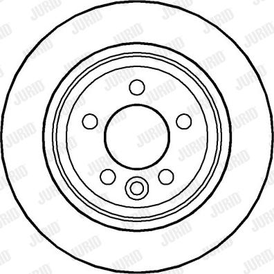 Jurid 563430J-1 - Тормозной диск autosila-amz.com