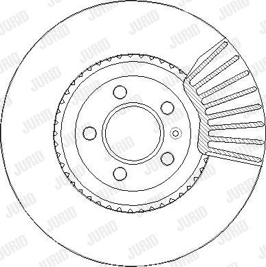 Jurid 563429JC-1 - Тормозной диск autosila-amz.com