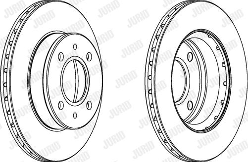 Jurid 563055JC-1 - Тормозной диск autosila-amz.com