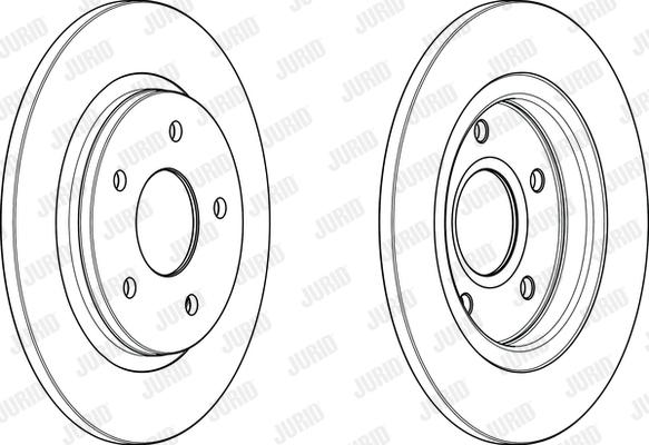 Jurid 563011JC - Тормозной диск autosila-amz.com