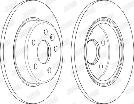 Jurid 563143JC-1 - Тормозной диск autosila-amz.com
