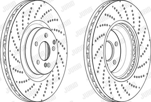 Jurid 563186JC-1 - Тормозной диск autosila-amz.com