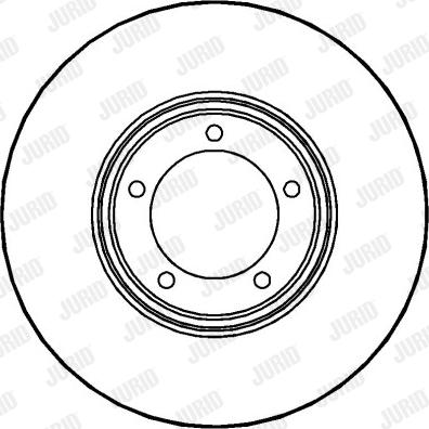 Jurid 563358JC-1 - Тормозной диск autosila-amz.com