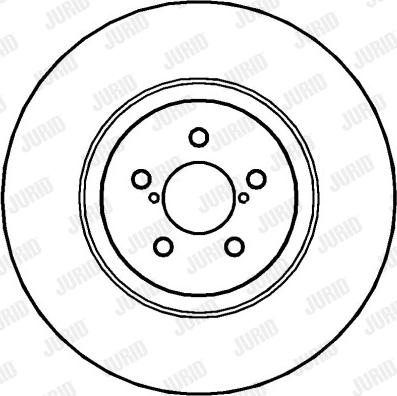 Jurid 563335J-1 - Тормозной диск autosila-amz.com