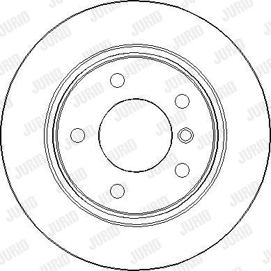 Jurid 563327JC-1 - Тормозной диск autosila-amz.com