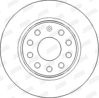 Jurid 563293JC-1 - Тормозной диск autosila-amz.com