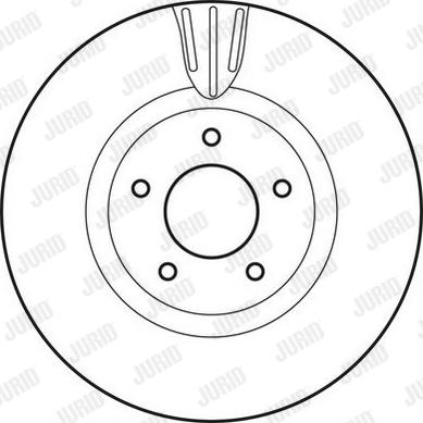 Jurid 562465JC-1 - Тормозной диск autosila-amz.com