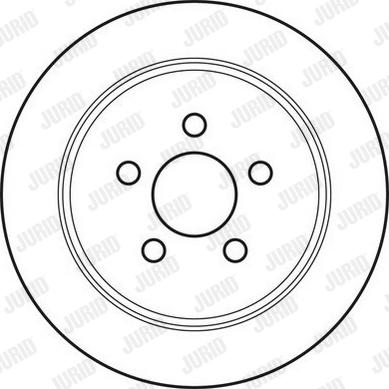 Jurid 562656JC-1 - Тормозной диск autosila-amz.com