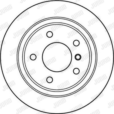 Jurid 562094JC - Тормозной диск autosila-amz.com