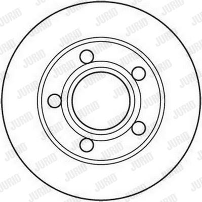 Jurid 562089JC - Тормозной диск autosila-amz.com