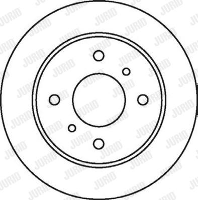 BENDIX 561725 B - Тормозной диск autosila-amz.com