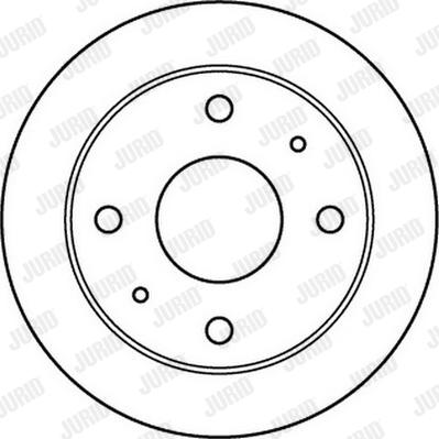 Jurid 562144J-1 - Тормозной диск autosila-amz.com