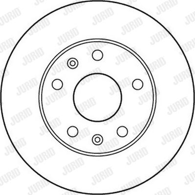 Jurid 562153J-1 - Тормозной диск autosila-amz.com