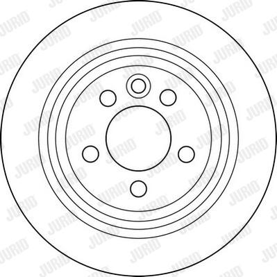 Jurid 562166JC-1 - Тормозной диск autosila-amz.com