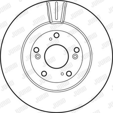 Jurid 562807JC-1 - Тормозной диск autosila-amz.com