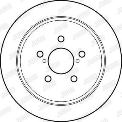 Jurid 562826JC-1 - Тормозной диск autosila-amz.com