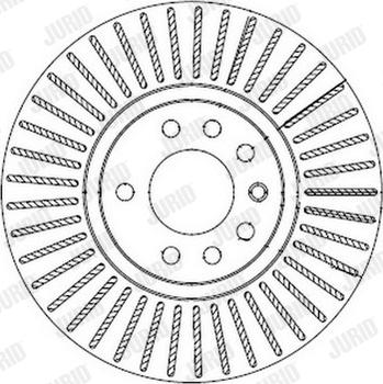 Jurid 562390JC - Автозапчасть/Диск тормозной autosila-amz.com