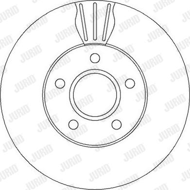 Jurid 562364JC-1 - Тормозной диск autosila-amz.com