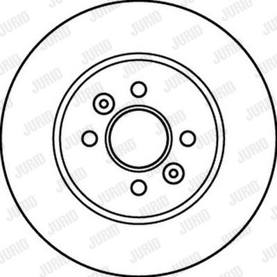 Eurobrake 5815203941 - Тормозной диск autosila-amz.com