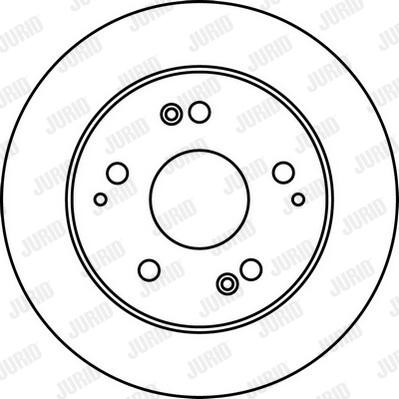 Jurid 562219JC-1 - Тормозной диск autosila-amz.com