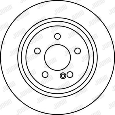 Jurid 562213J - Тормозной диск autosila-amz.com