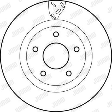 Jurid 562790JC-1 - Тормозной диск autosila-amz.com