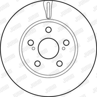 Jurid 562797JC-1 - Тормозной диск autosila-amz.com