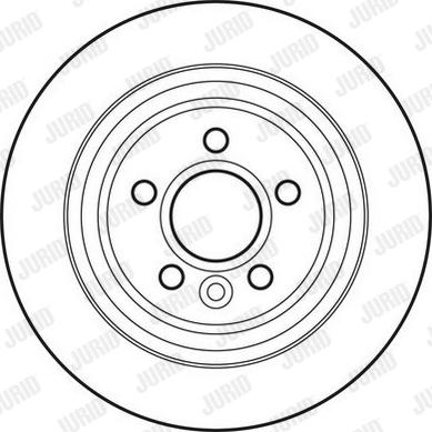 Jurid 562741JC-1 - Тормозной диск autosila-amz.com