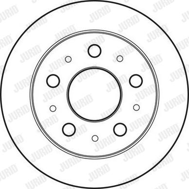 Jurid 562757JC-1 - Тормозной диск autosila-amz.com