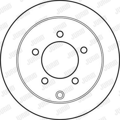 Jurid 562783JC - Диск тормозной задний autosila-amz.com