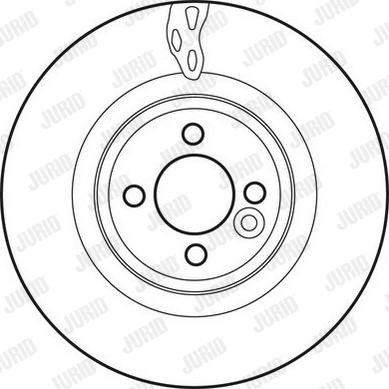 Jurid 562720JC-1 - Тормозной диск autosila-amz.com