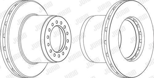 Jurid 567766J - Тормозной диск autosila-amz.com