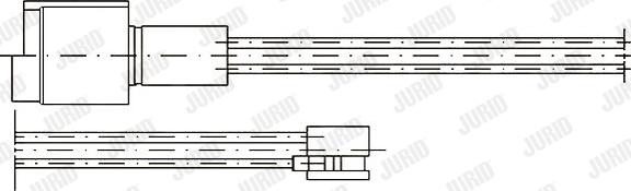 Jurid 581302 - Сигнализатор, износ тормозных колодок autosila-amz.com