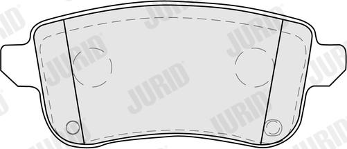 Jurid 574146J - Тормозные колодки, дисковые, комплект autosila-amz.com
