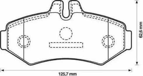 Lemförder 26271 01 - Тормозные колодки, дисковые, комплект autosila-amz.com