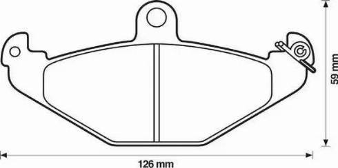 Jurid 571425J-AS - Тормозные колодки, дисковые, комплект autosila-amz.com