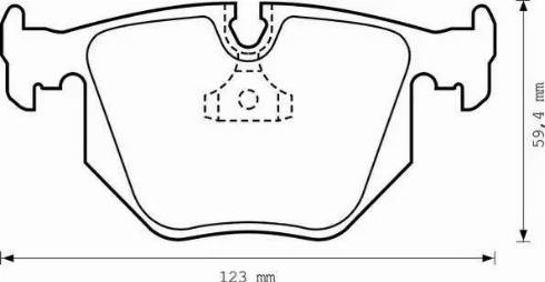 Jurid 571545J-AS - Тормозные колодки, дисковые, комплект autosila-amz.com