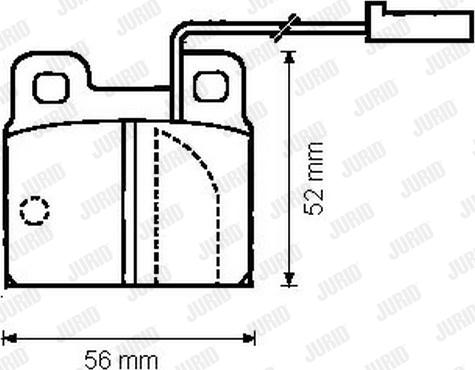 Jurid 571861J - Тормозные колодки, дисковые, комплект autosila-amz.com