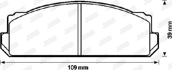 Jurid 571810J - Тормозные колодки, дисковые, комплект autosila-amz.com