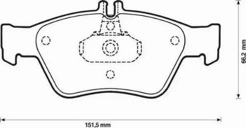 Jurid 571877J-AS - Тормозные колодки, дисковые, комплект autosila-amz.com