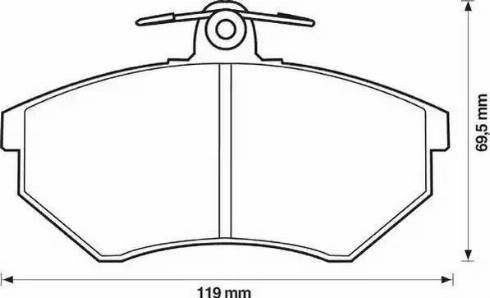 Jurid 571357J-AS - Тормозные колодки, дисковые, комплект autosila-amz.com