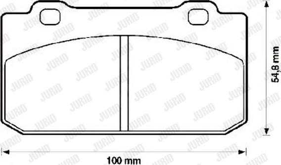 Jurid 571314J - Тормозные колодки, дисковые, комплект autosila-amz.com