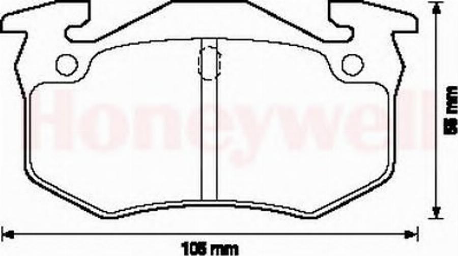 Jurid 571335J-AS - Тормозные колодки, дисковые, комплект autosila-amz.com