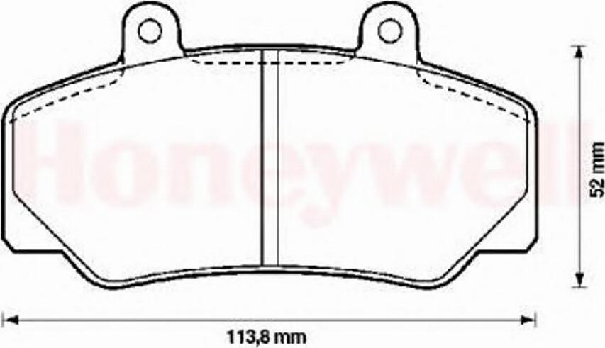 Jurid 571370J-AS - Тормозные колодки, дисковые, комплект autosila-amz.com